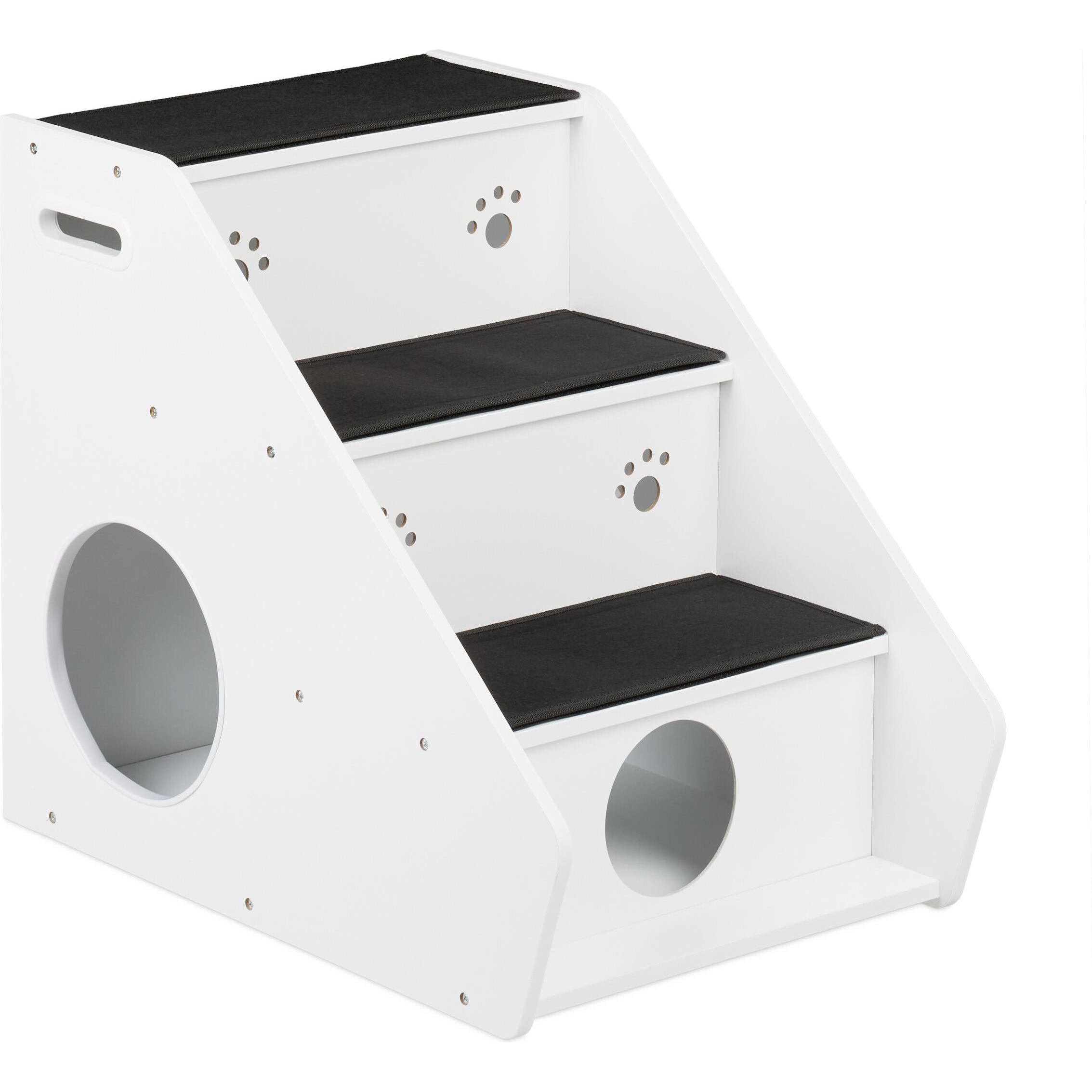 Relaxdays Hundetreppe (Hund, Katze, Komplett zu öffnen), Tiertransport