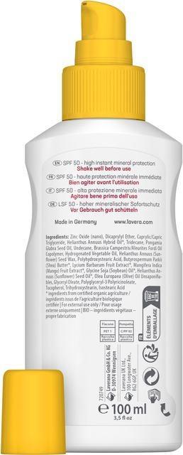 Produktbild Lavera Sensitiv Kids (Sonnenlotion, SPF 50, 100 ml, 500 g)