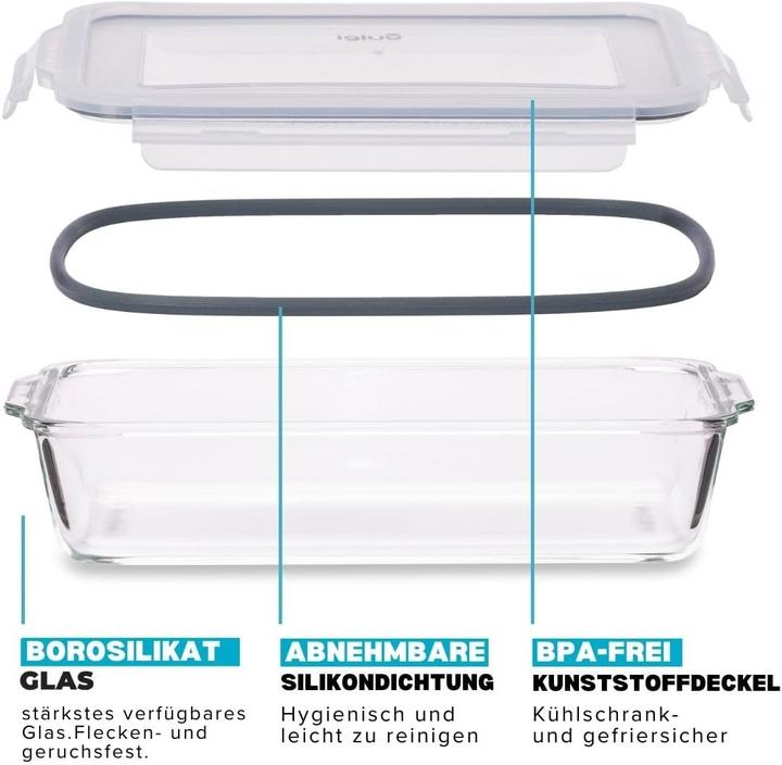 Produktbild Igluu Meal Prep Lasagneform