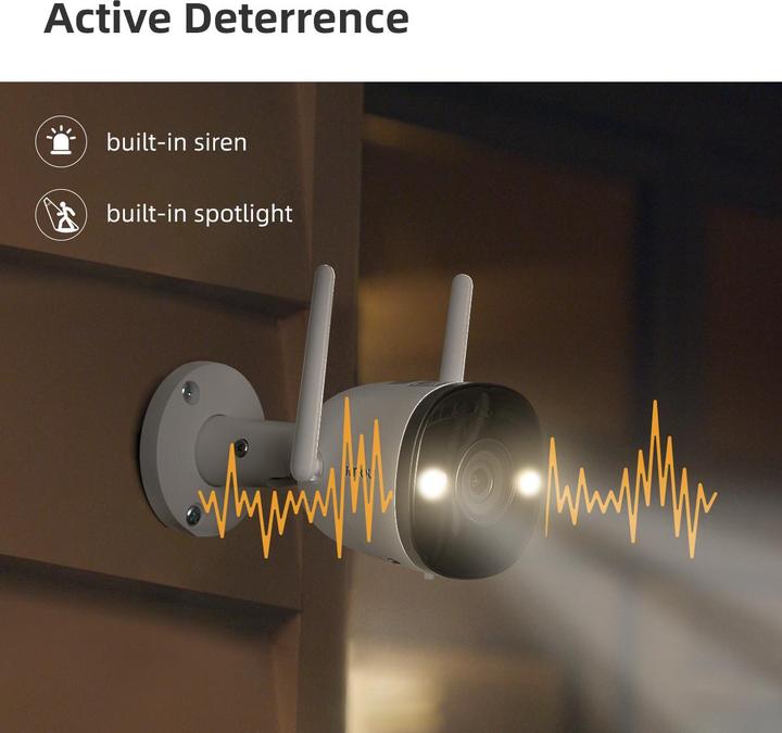 Image du produit Imou Caméra de surveillance Bullet 2 IPC F22F 0280B WLAN IP 1920 x 1080 pixels (1920 x 1080 Pixels)