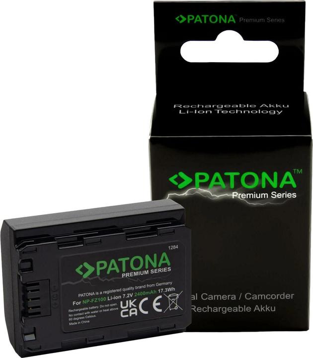 Actual product image Patona Sony NP-FZ100 Premium battery (Camera battery)