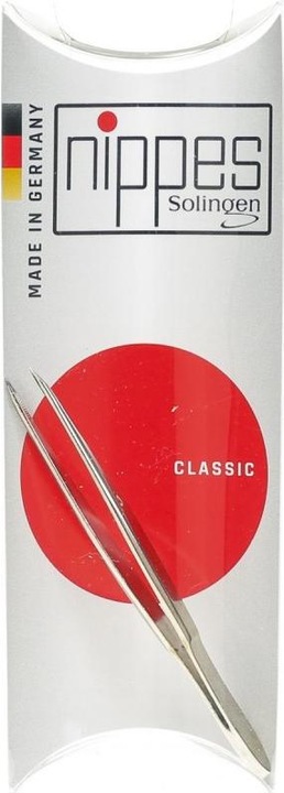 Actual product image Nippes Tweezers pointed, nickel-plated