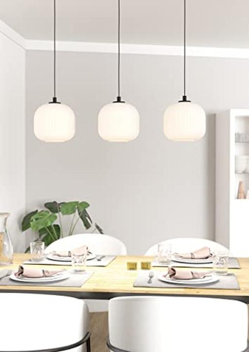 Actual product image EGLO Pendant lamp MANTUNALLE 3x E27, Black/White (E27)