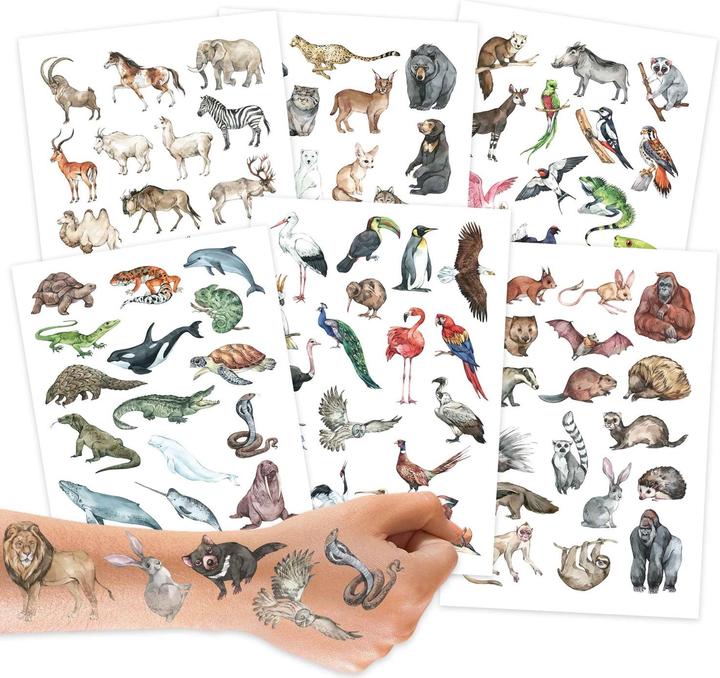 Papierdrachen Animals of the world
