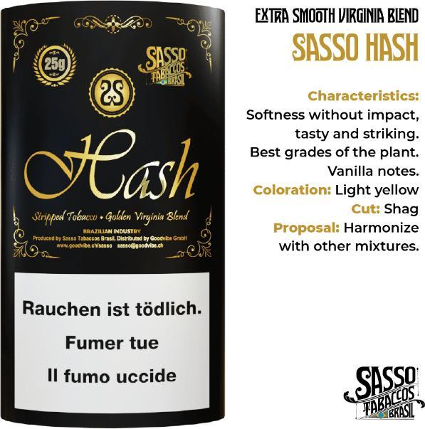 Produktbild Sasso Tabak Tobaccos Hash 25gr. (25 g)