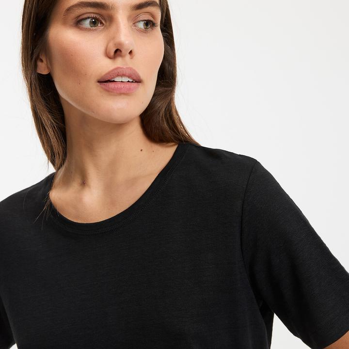 Actual product image La Redoute Collections T-Shirt mit rundem Ausschnitt (XS)