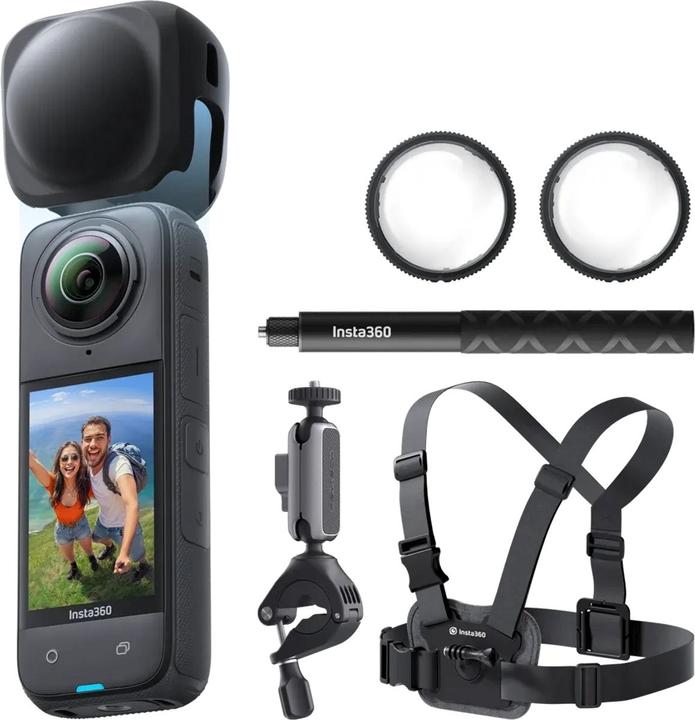Productafbeelding Insta360 X4 Fietsbundel 360 Camera (30p, Bluetooth, WiFi)