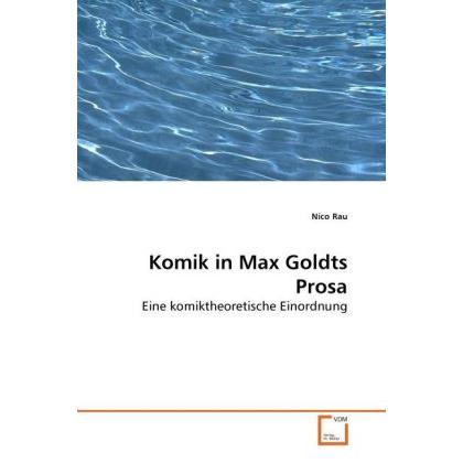 Komik in Max Golds Prosa, Fachbücher