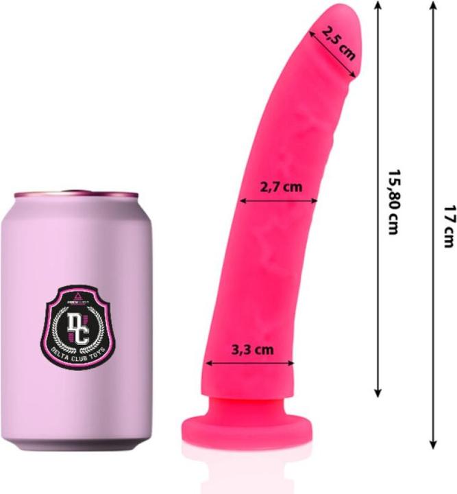 Produktbild Delta Club Toys Dildo Rosa Silicona Medica 17 X 3 cm