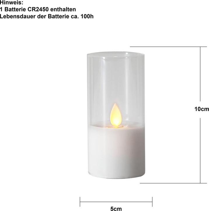 Actual product image Star Trading LED Pillar Candle M-Twinkle (1x)