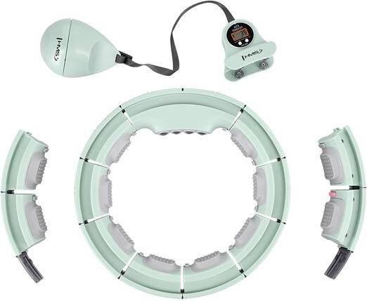 Produktbild HMS Hhm13 Hula Hoop Grün Mit Magneten Und Gewicht + Zähler (40 cm, 400 g)