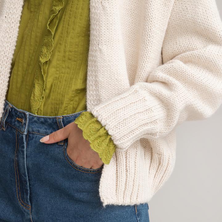 Actual product image La Redoute Collections Chunky knit cardigan (L)