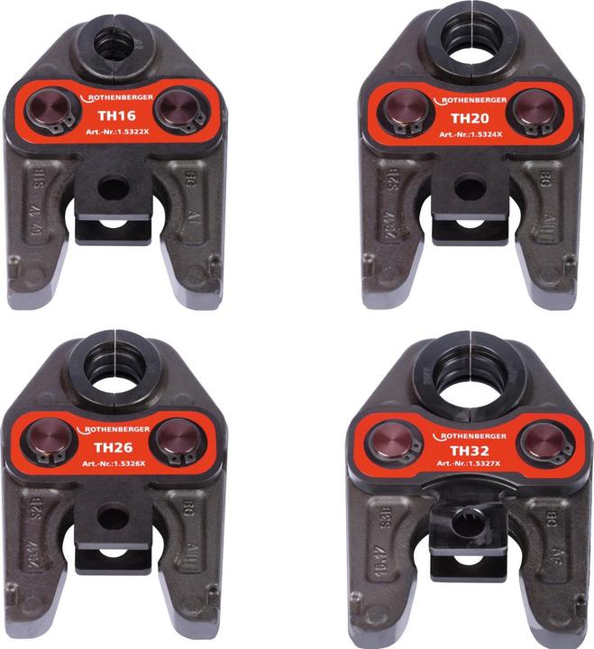 Produktbild Rothenberger Presavimo galvų rinkinys Standard TH16-20-26-32mm
