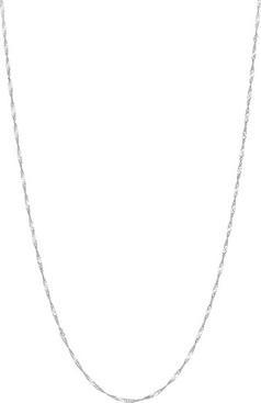 Actual product image Brilio White gold lambade chain 745 271 115 0017 07 - Length: 38 cm