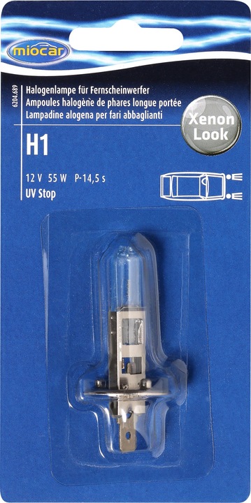 Produktbild Miocar Halogenlampe H1 XenonLook (H1)