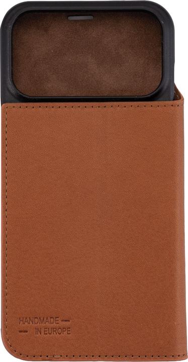 Actual product image JT Berlin Genuine leather BookCase Tegel for iPhone 17 Pro Max cognac (Apple iPhone 17 Pro Max)