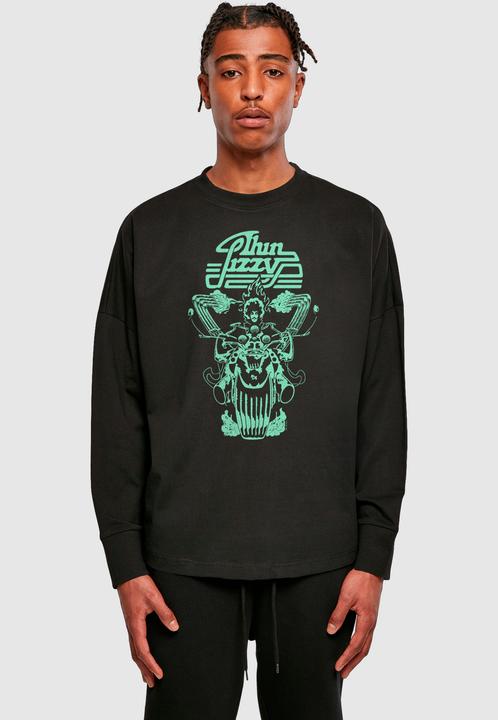 Produktbild Merchcode Thin Lizzy - Rocker Flames Oversize Longsleeve - 160935 (L)