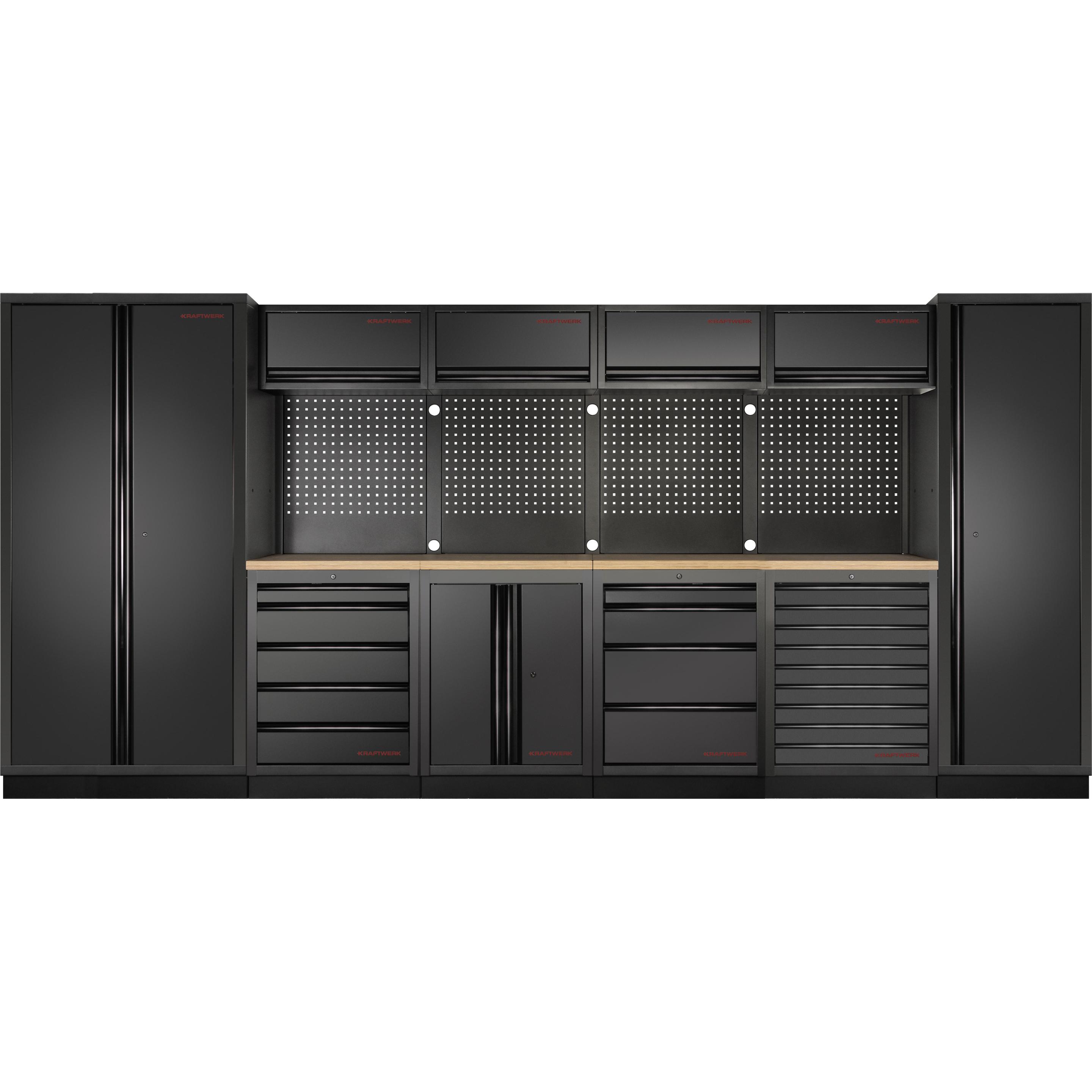 Kraftwerk, Werkstattschrank, MOBILIO BLK Kombi Lochwand Buche (295.50 cm, 200 cm)