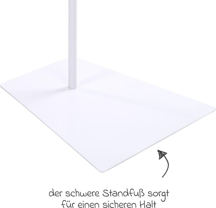 Immagine prodotto Julius Zöllner Supporto per baldacchino Max bianco, con supporto per baldacchino