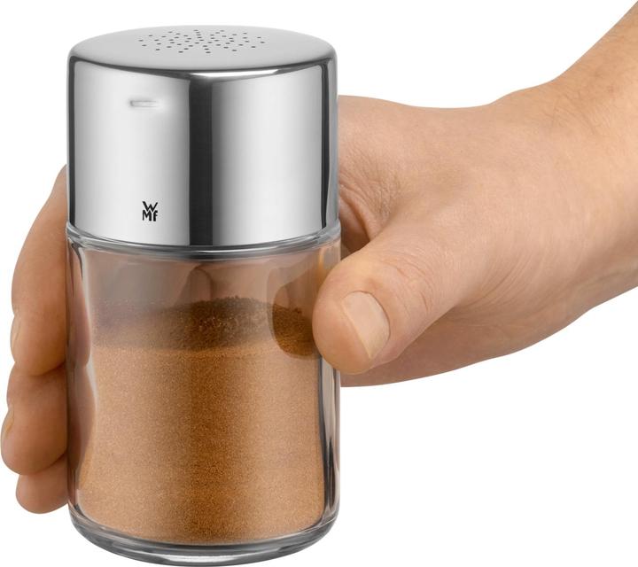 Produktbild WMF Schokostreuer Kakao Streudose für 240g Glasbehälter Barista Edelstahl