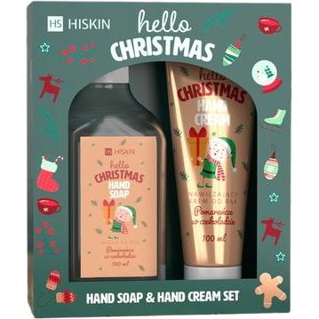 Hiskin, Crema mani, Hello Christmas Hand Cream Sweet Chocolate 60ml Hand Soap Sweet Chocolate 200ml (60 ml)