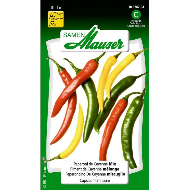 Image du produit Samen Mauser Mélange de poivrons de Cayenne (Graines de légumes)