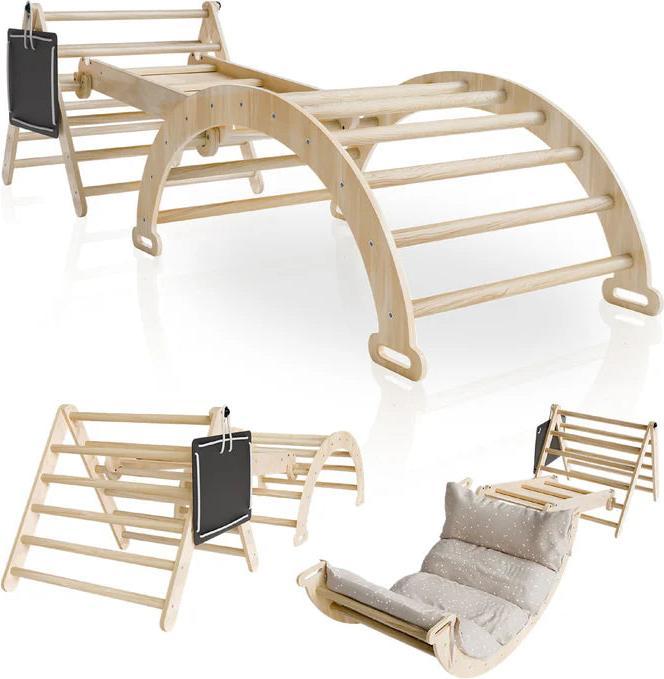 Produktbild Juskys Kletterdreieck Movario Indoor-Klettergerüst