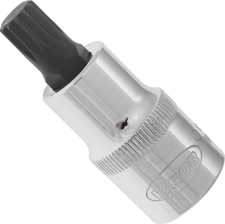 Produktbild Vigor Innenvielzahn Schraubendreher-Einsatz (XZN) ∙ V2098 ∙ Vierkant12,5 mm (1/2 Zoll) ∙ Innen Viel…