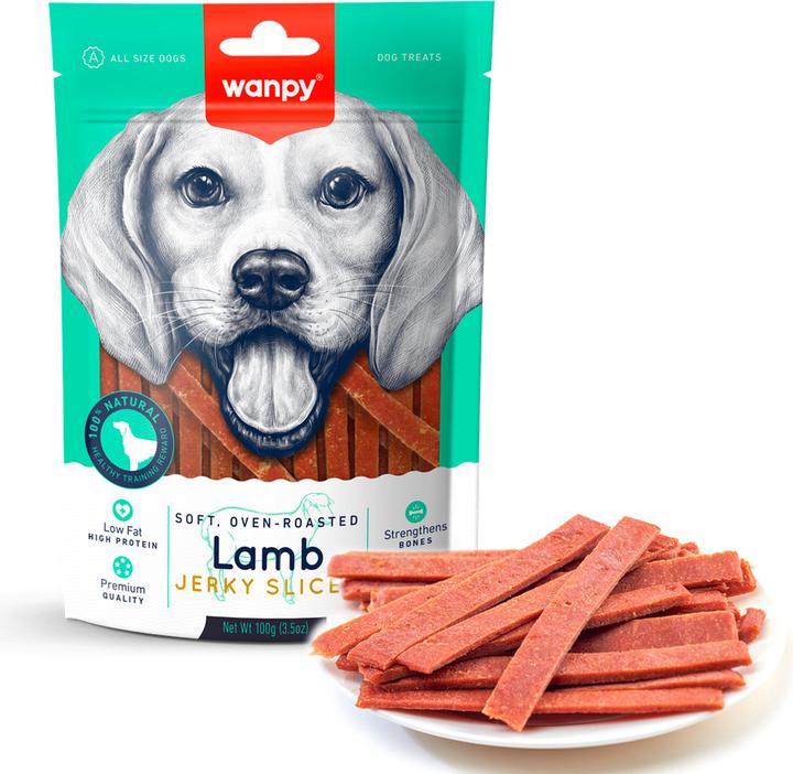 Produktbild Wanpy Soft Oven-Roasted Lamb Jerky Slices (1 Stk., 117 g)