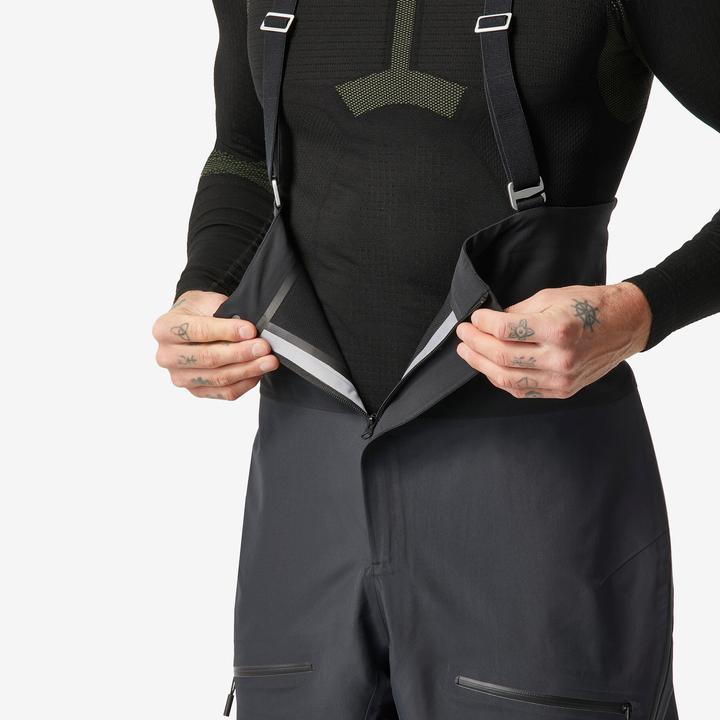 Produktbild Wedze Skihose Herren Latzhose sehr wasserdicht - FR900 schwarz (L)