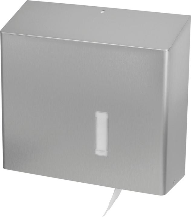 Ophardt Distributore di carta igienica in acciaio inox per 1 rotolo jumbo