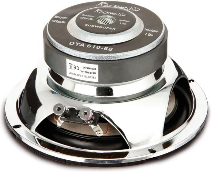 Actual product image Rockwood 165mm SubWoofer 150 W 4 Ohm with aluminium cone (1 pcs.)