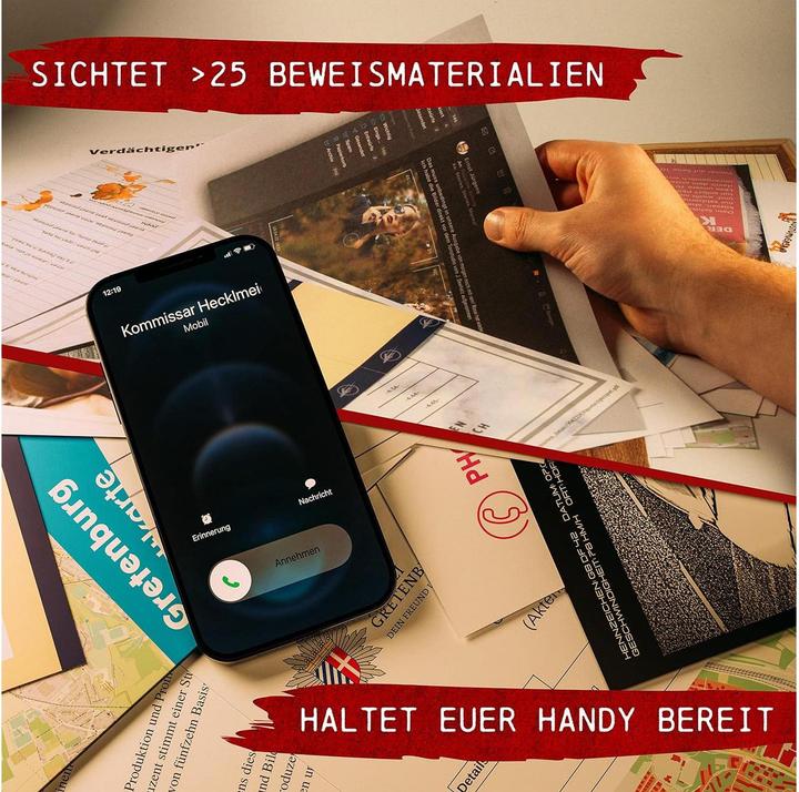 Actual product image Crime Cases MOMD0002 - CRIMECASES: Tatort Tonstudio, crime game, for 1-6 players, from 14 years (EN) (German, 1 - 6 Players)
