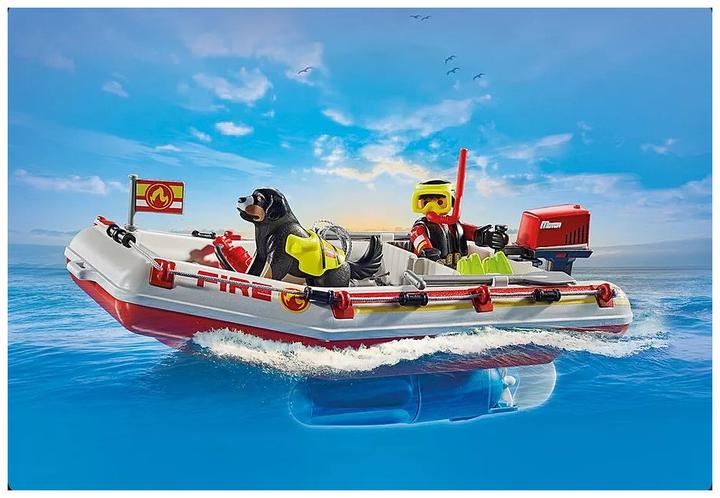 Actual product image Playmobil Fireboat with Aqua Scooter (71464)