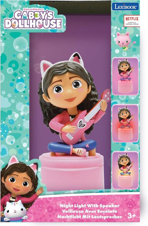 Produktbild Lexibook Gabby Nachtlicht-Lautsprecher Blau/Rot, Lampensockel: LED