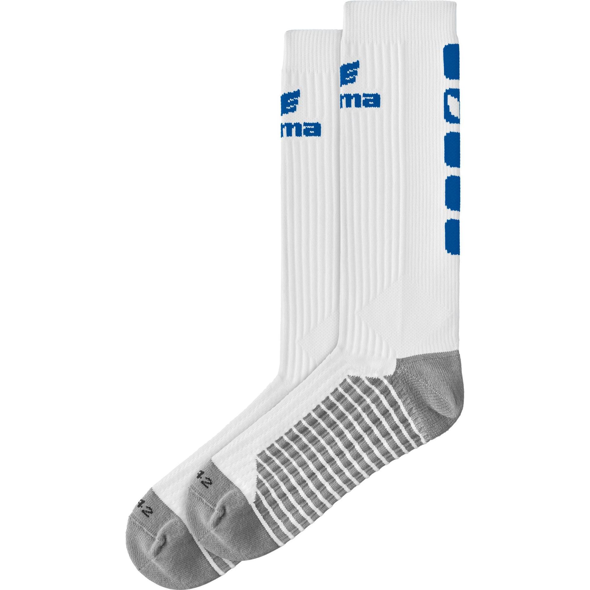 Erima, Herren, Sportsocken, Classic 5-C Socken Lang (39 - 42), Weiss