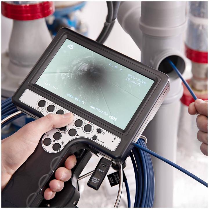 Produktbild Steinberg Rohrkamera Kanalkamera Inspektionskamera Abflusskamera Endoskop Kamera 30 m