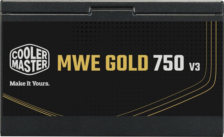 Actual product image Cooler Master CooMas MWE 750 V3 Black (750 W)