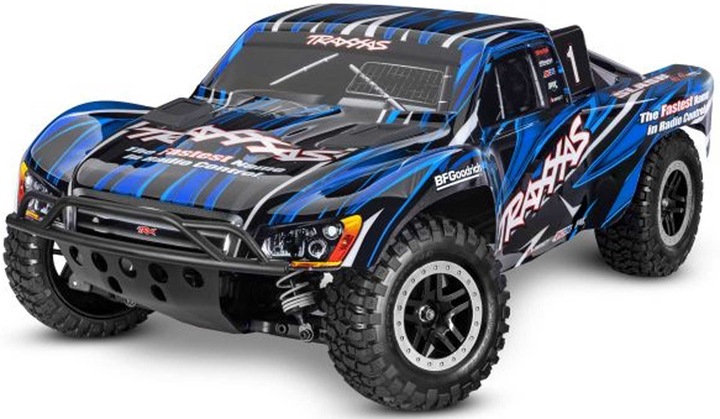 Traxxas Slash 4x4 VXL Clipless blue 1/10 Short-Course RTR Brushless, HD, without battery and charger (RTR Ready-to-Run)