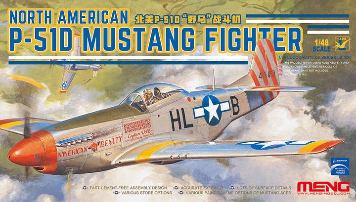 Meng-Model North American P-51D Mustang Fighter