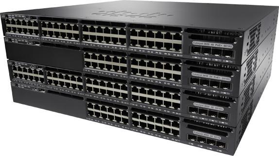 Actual product image Cisco Catalyst 3650-24TS-E - Switch - L3 (24 Ports)