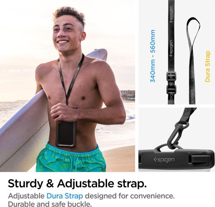 Produktbild Spigen A610 UNIVERSELLES WASSERDICHTES Schwimmgehäuse, Schwarz