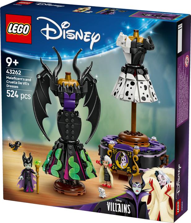 Immagine prodotto LEGO Gli abiti di Malefiz e Crudelia De Vil (43262, LEGO Disney)