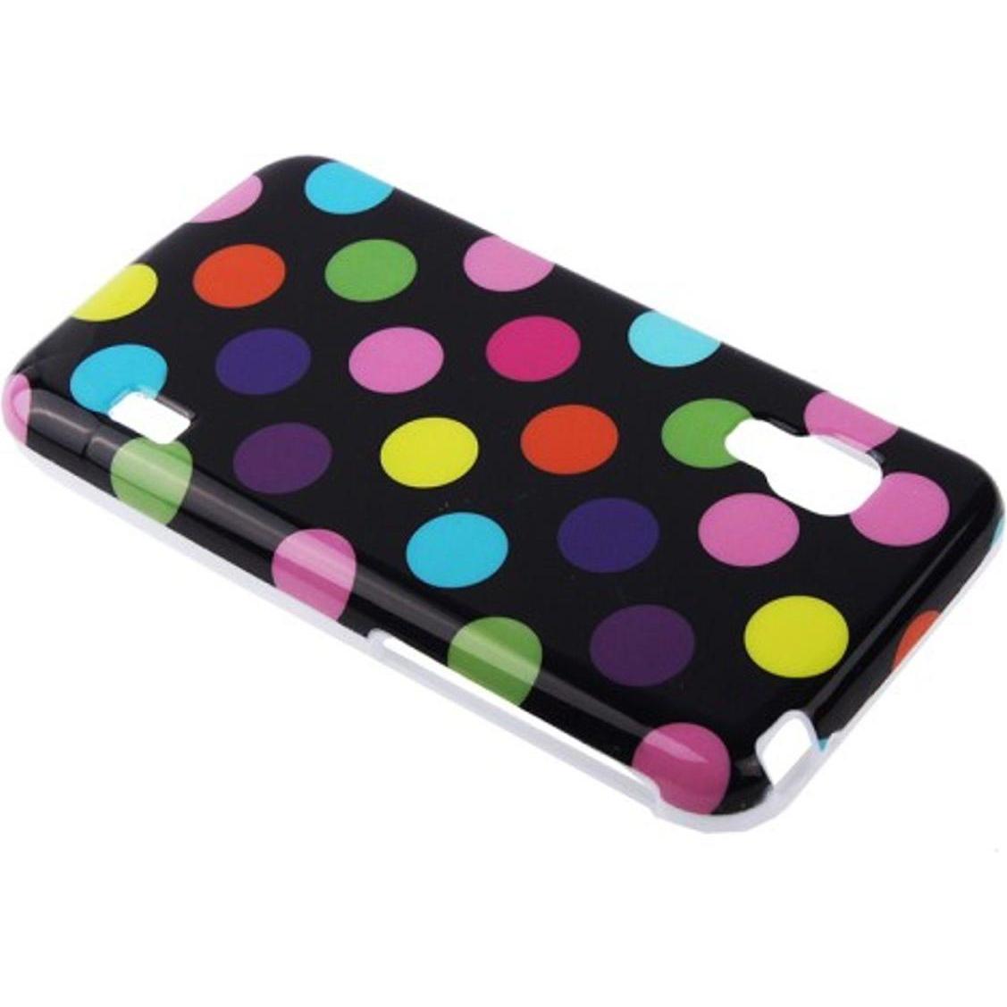 Thumbnail - König Design Schutzhülle TPU Punkte Case für Handy LG Optimus L5 II / E455 (LG Optimus L5 II), Smartphone Hülle, Schwarz