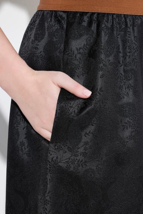 Image du produit Ulla Popken Jupe maxi traditionnelle. Tissu jacquard, poches et taille élastique (42, 44)