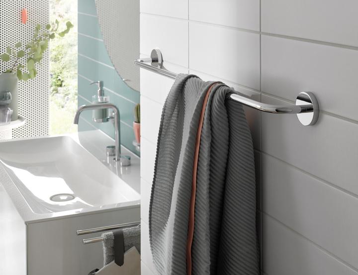 Produktbild Emco ROUND Badetuchhalter 600 mm schwarz matt 436013360