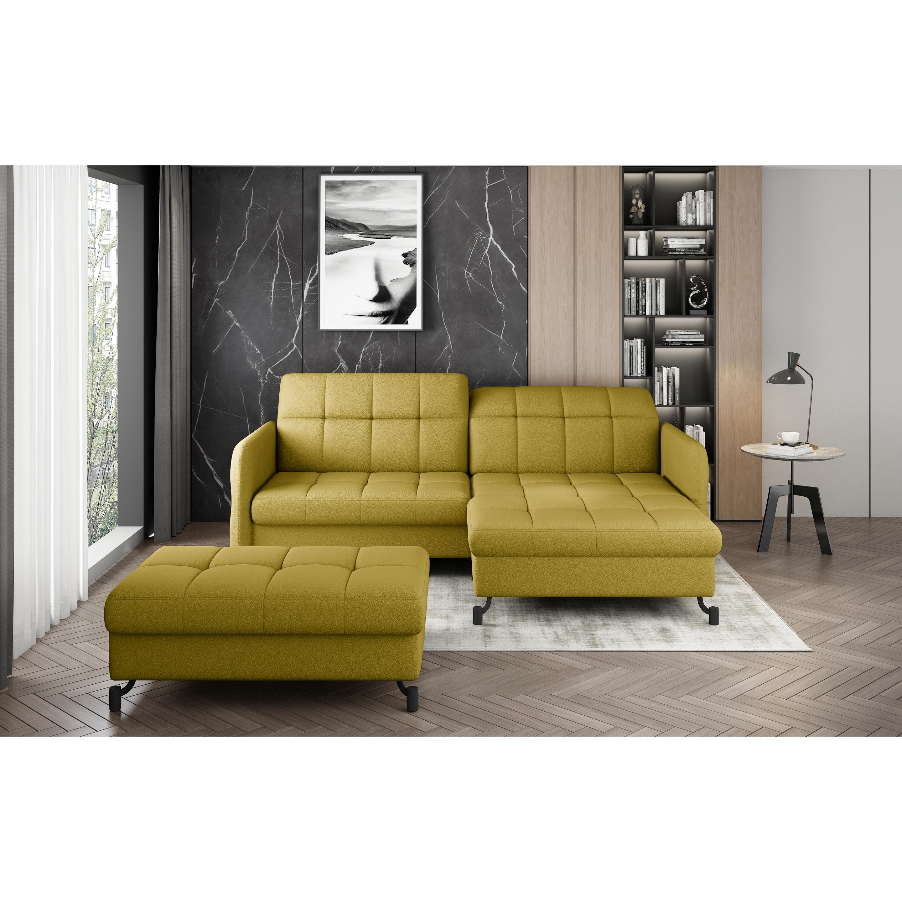 ELTAP, Sofa, Narożnik Lorelle + Pouf (Ecksofa, Polstergruppe, Bettsofa)