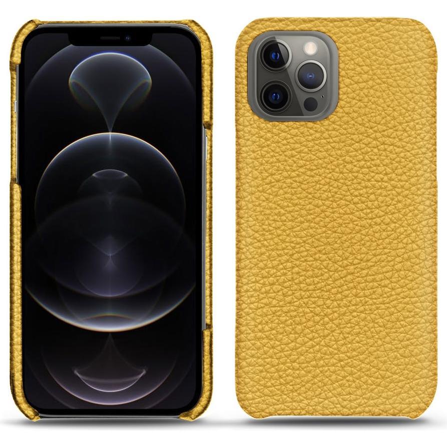 Noreve Lederschutzhülle (Apple iPhone 12 Pro Max), Smartphone Hülle, Orange