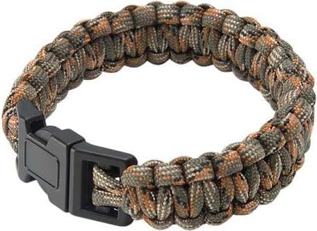 Immagine prodotto United Cutlery Bracciale di sopravvivenza Elite Forces Camo (Paracord standard dell'esercito americano (300 lb./ 136 kg), Fibbia in ABS)
