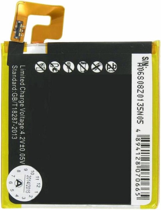 Actual product image Sony Ericsson Battery cell phone Xperia T, TL, LT30a, LT30i, Mint